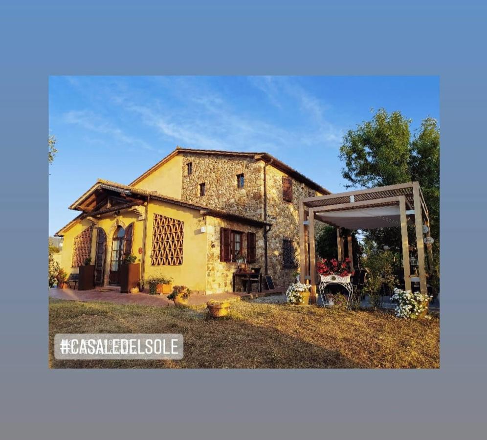 Bed And Breakfast Casale Del Sole Кастеллина-Мариттима Экстерьер фото